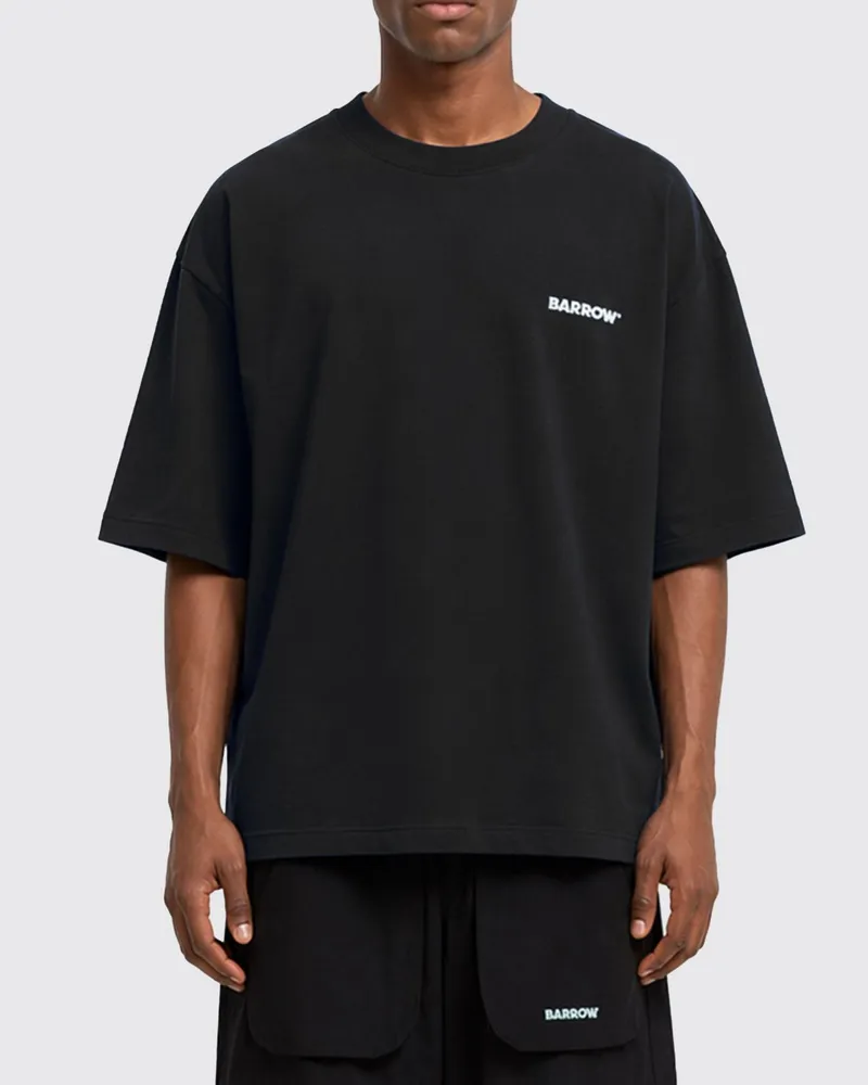 BARROW Baumwoll-T-Shirt mit -Logo Schwarz