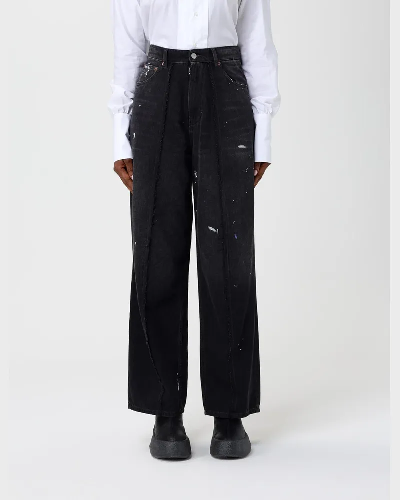 Maison Margiela Hose damen Schwarz