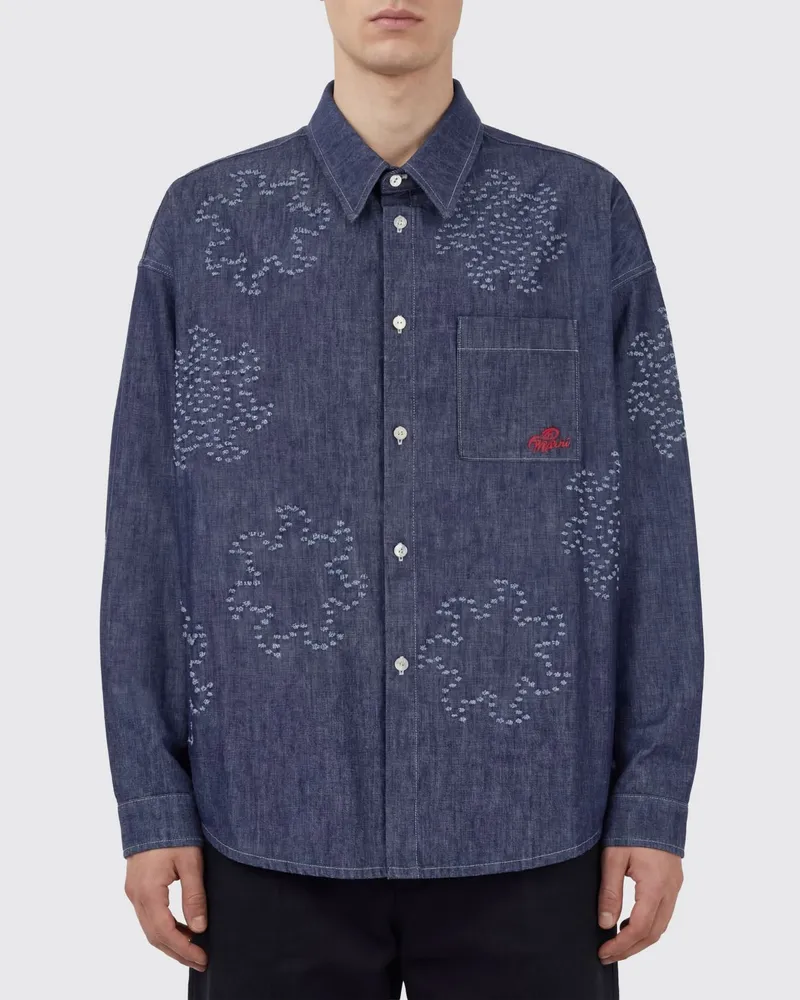 Marni Hemd herren Blau