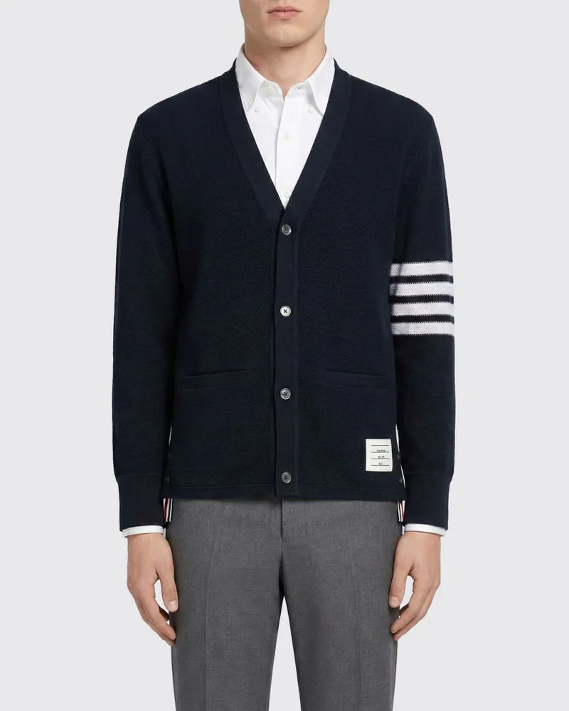 Thom Browne Strickjacke herren Blau