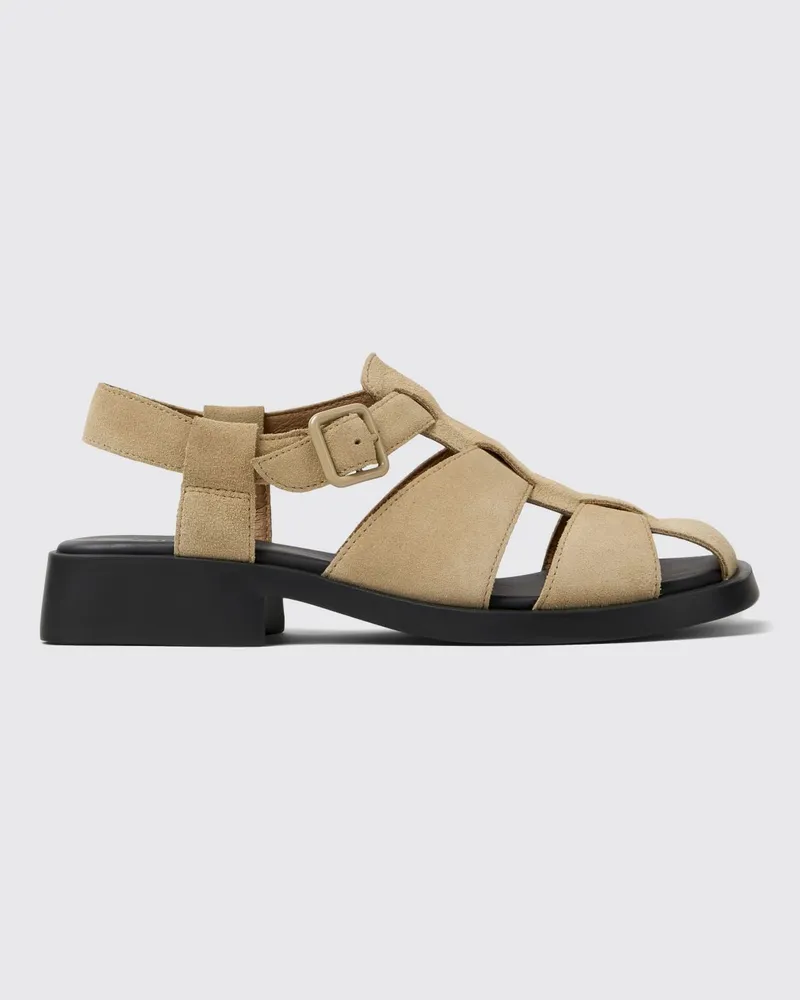 Camper Flache sandalen damen Beige