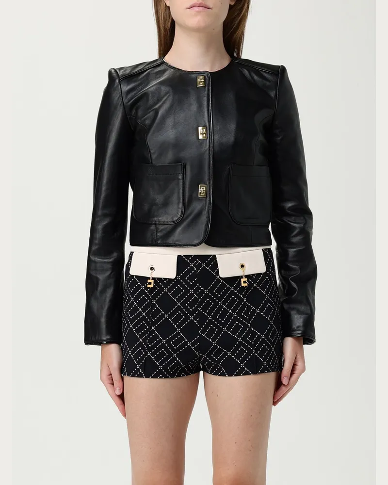 Elisabetta Franchi Blazer damen Schwarz