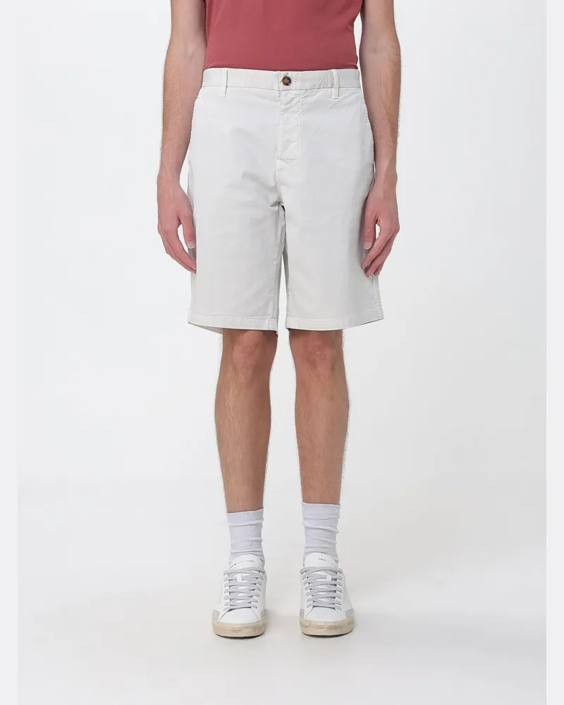 Blauer Chino-Shorts aus Stretch-Baumwolle Grau