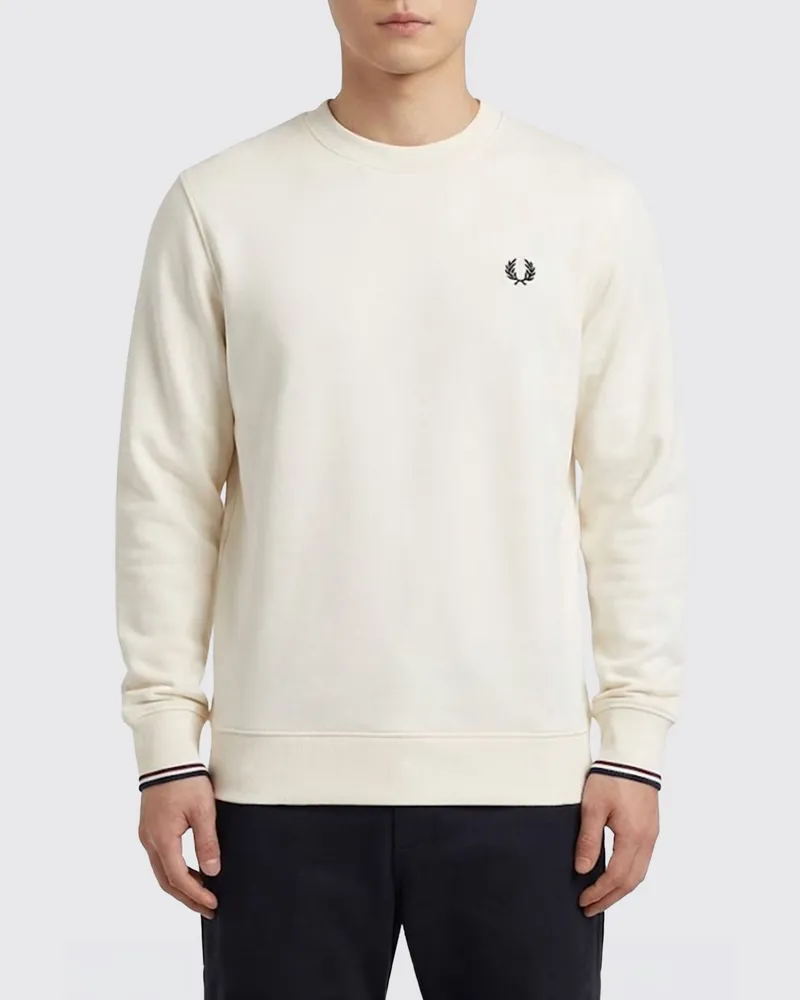 Fred Perry Pullover herren Ecru