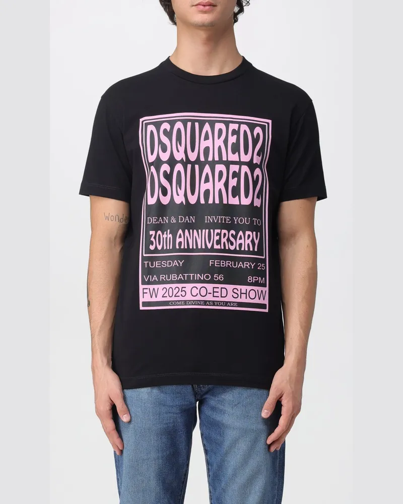 Dsquared2 T-shirt herren Schwarz