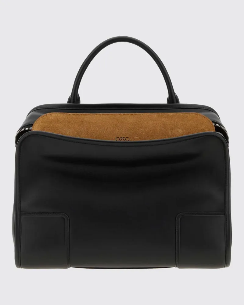 Loewe Amazona 180 Handtasche von aus glattem Kalbsleder Schwarz