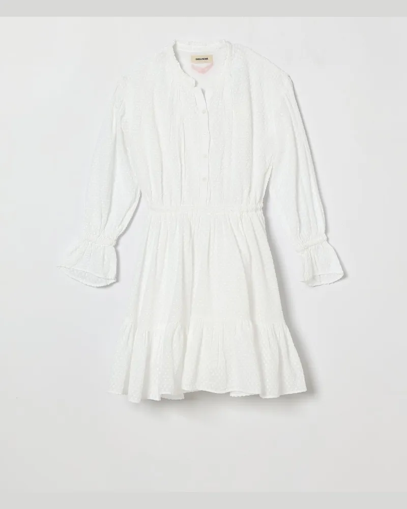 Zadig & Voltaire ZADIG  VOLTAIRE Baumwoll-Hemdblusenkleid Zadig & Voltaire Weiß