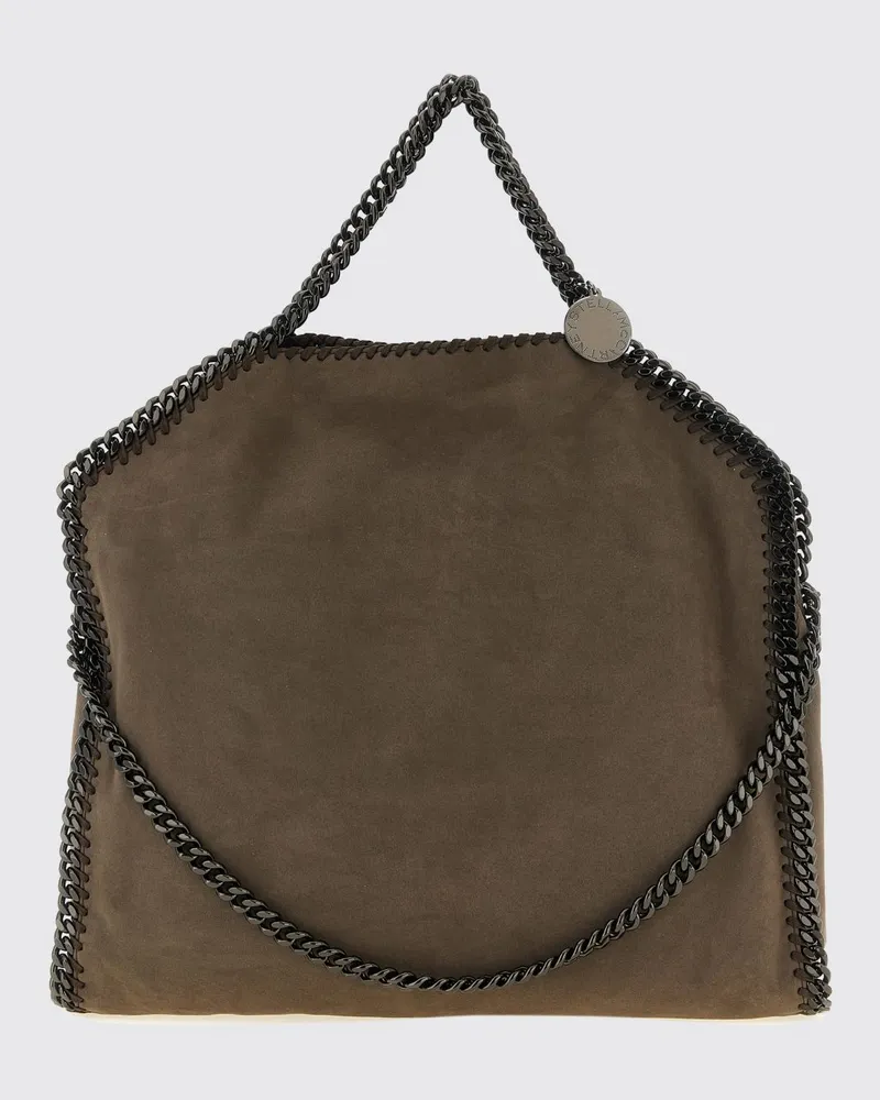 Stella McCartney Falabella Tote-Tasche aus Polyester mit ikonischem Kettenbesatz Grau