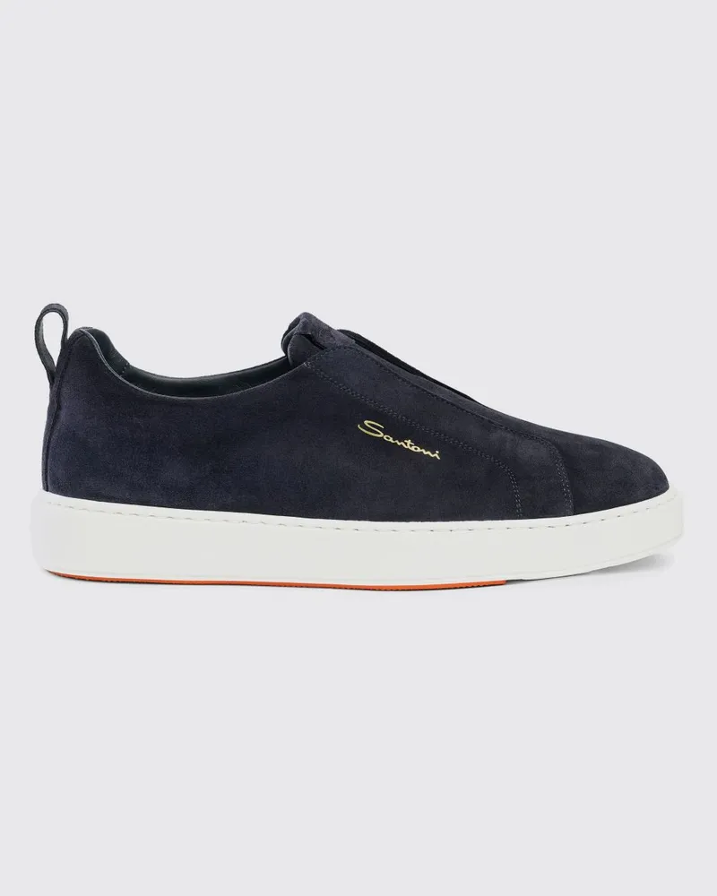 Santoni Sneakers herren Blau