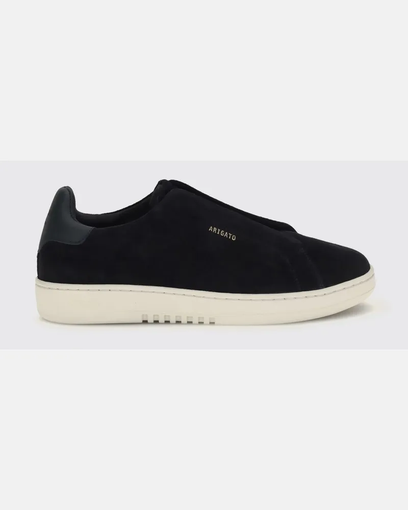 Axel Arigato Dice Laceless Slip-On-Sneakers aus Kalbsleder und Wildleder Blau