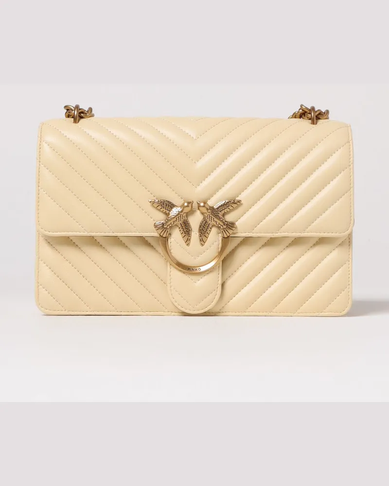 Pinko Schultertasche damen Sand