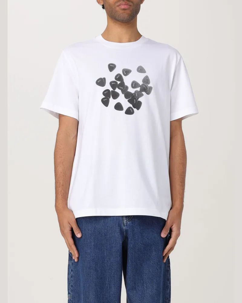 A.P.C. T-shirt herren Weiß