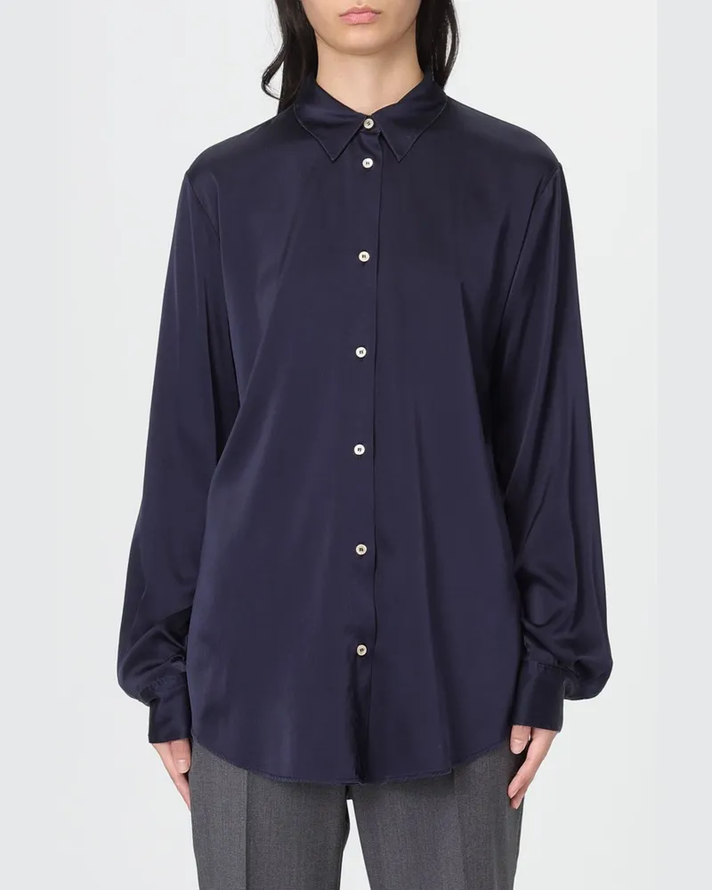 forte_forte Hemdbluse damen Blau