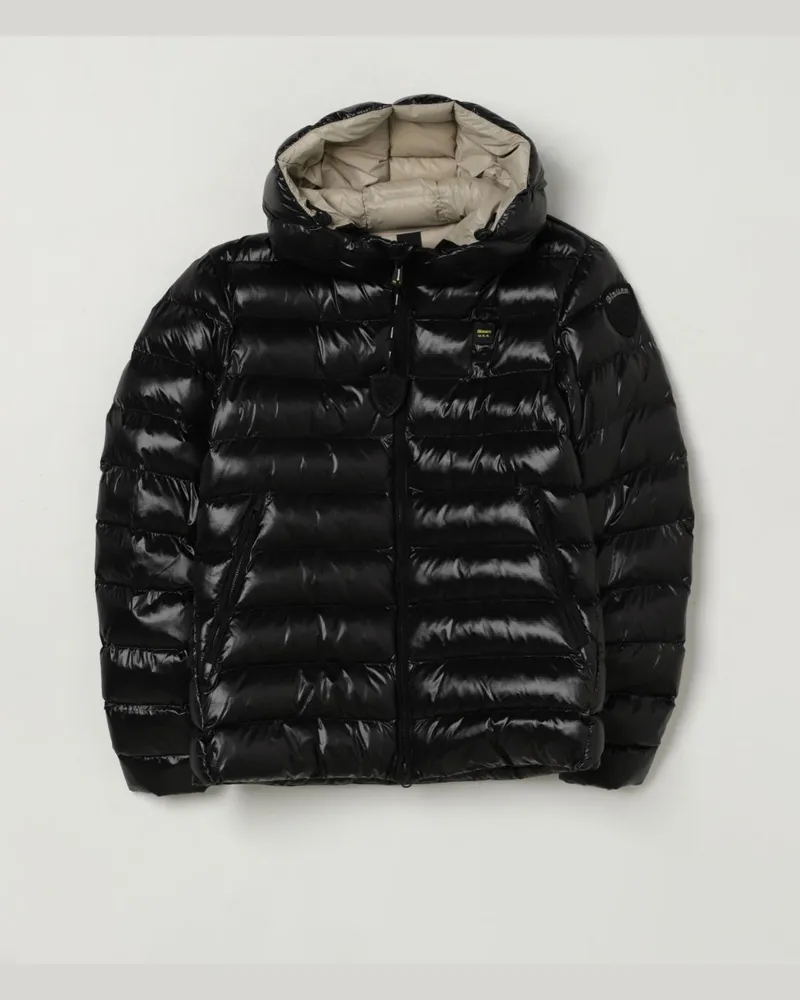 Blauer Jacke kinder Schwarz
