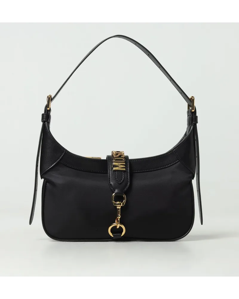 Moschino Schultertasche damen Schwarz