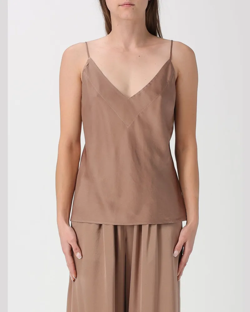 forte_forte Top damen Wallnuss