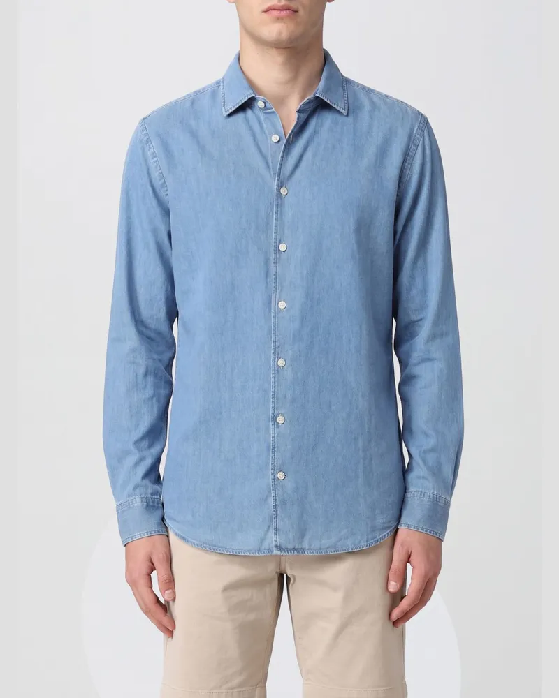 MC2 Saint Barth Leinenhemd Blau