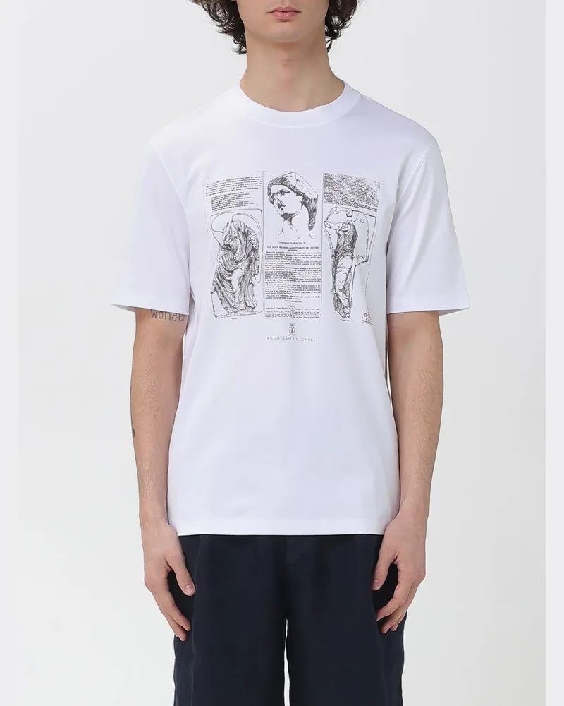 Brunello Cucinelli Polo herren Weiß