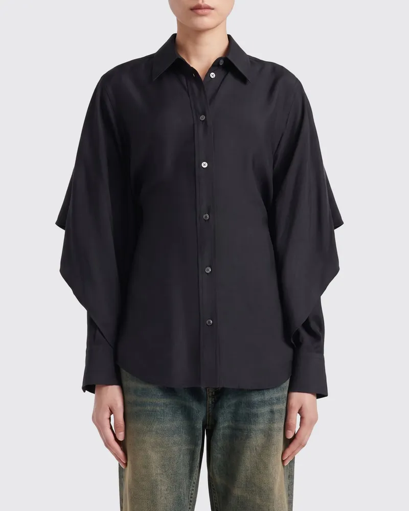 Maison Margiela Hemdbluse damen Schwarz