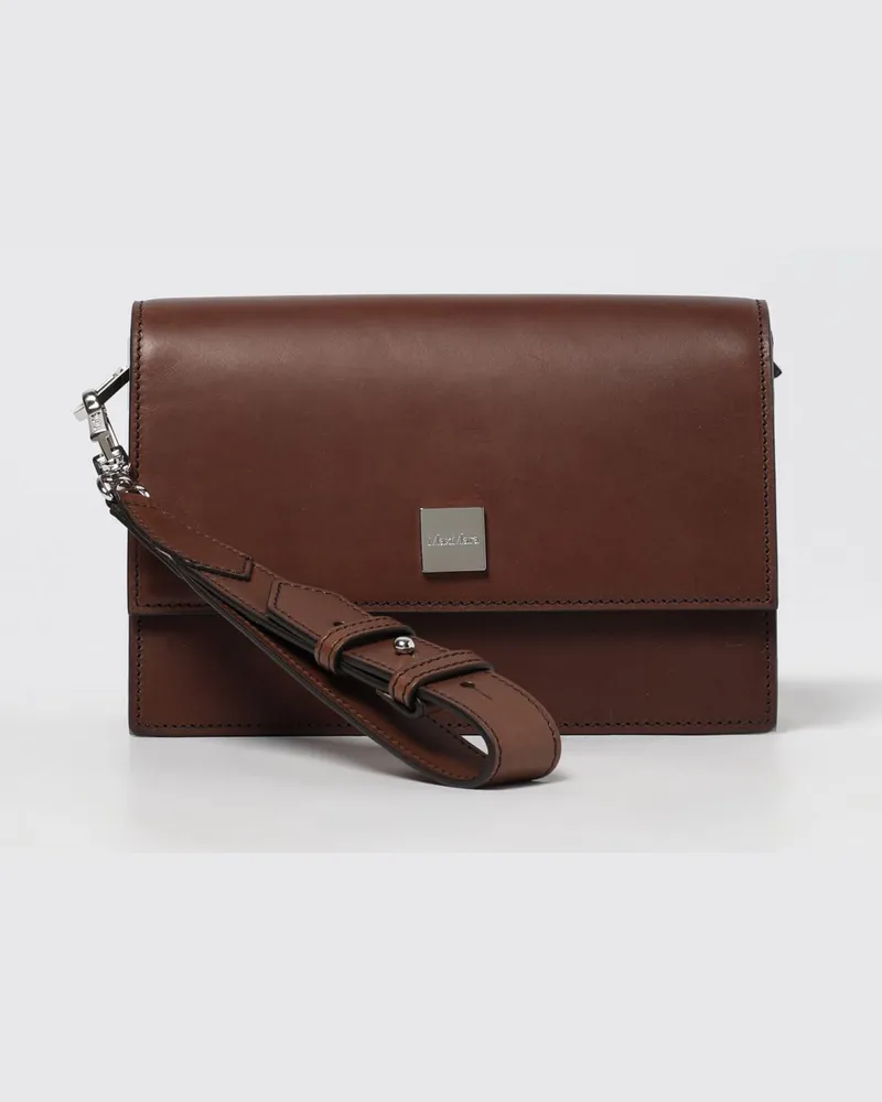 Max Mara Schultertasche damen Wallnuss