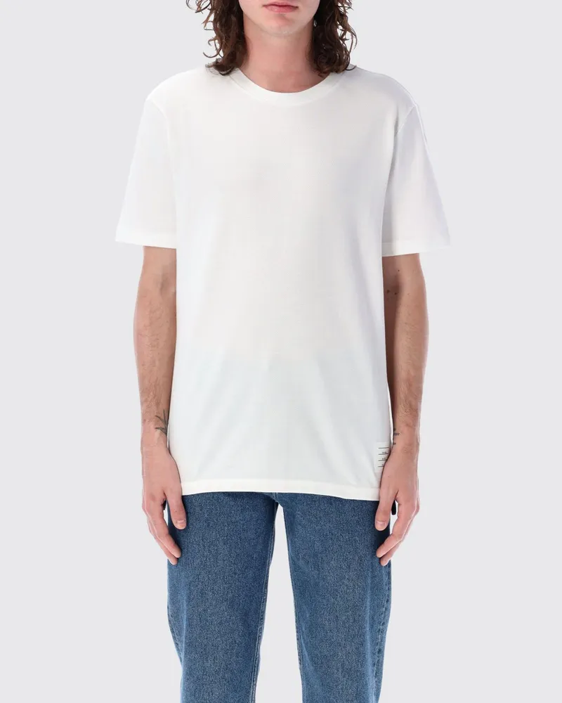 Thom Browne T-shirt herren Weiß
