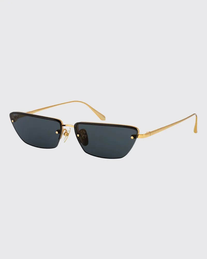 Linda Farrow Sonnenbrille damen Gold