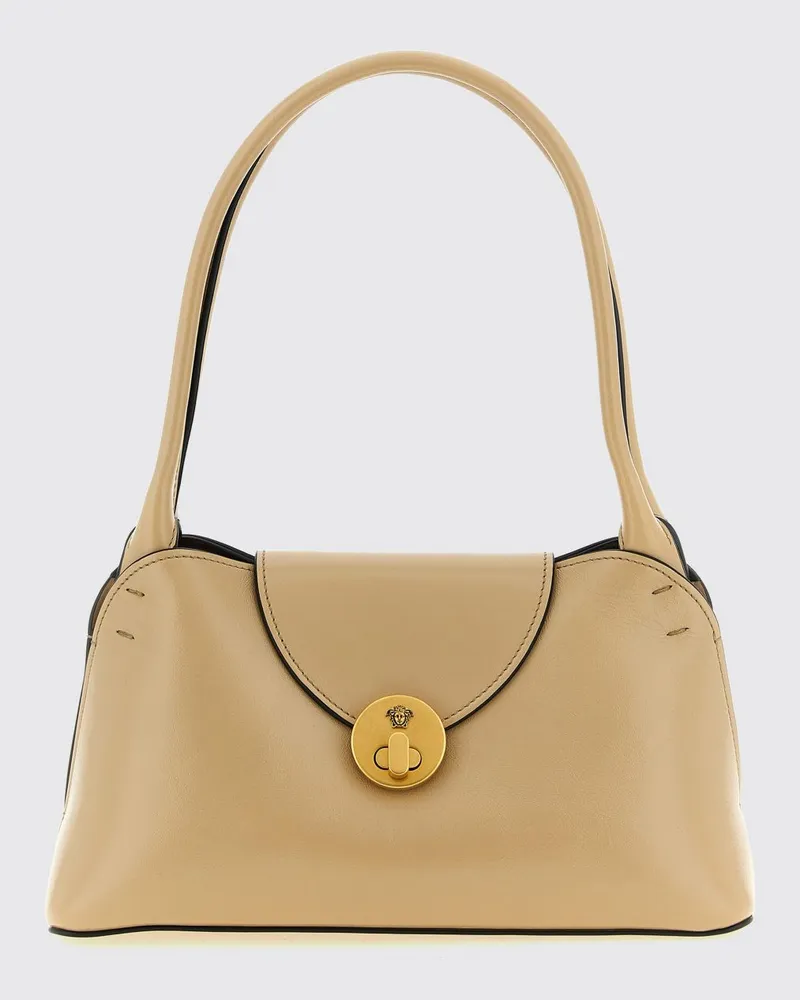 Versace Schultertasche damen Beige