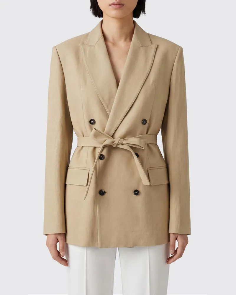 TELA Zweireiher-Blazer Beige