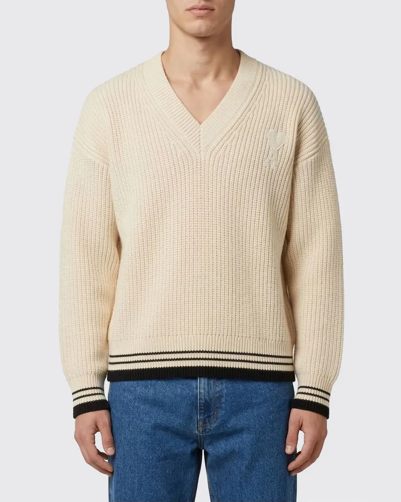 AMI Paris Sweatshirt herren Weiß