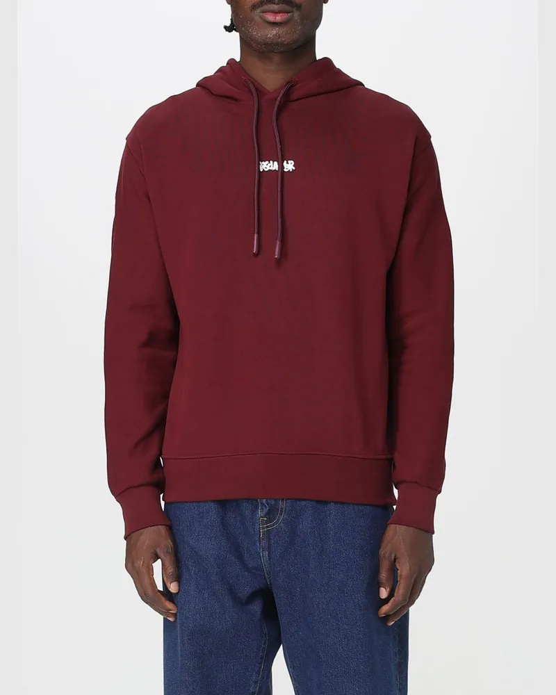 DISCLAIMER Sweatshirt herren Burgunderrot