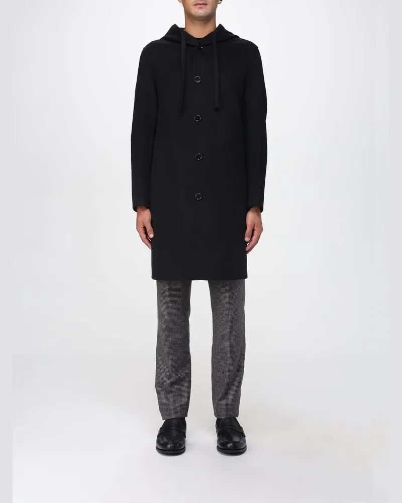 LARDINI Mantel herren Schwarz
