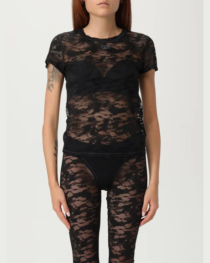 Diesel T-shirt damen Schwarz