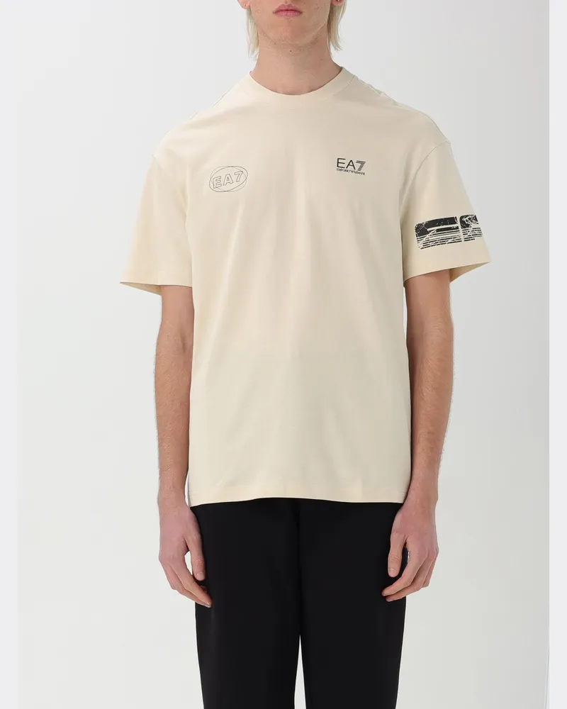 EA7 T-shirt herren Ivory