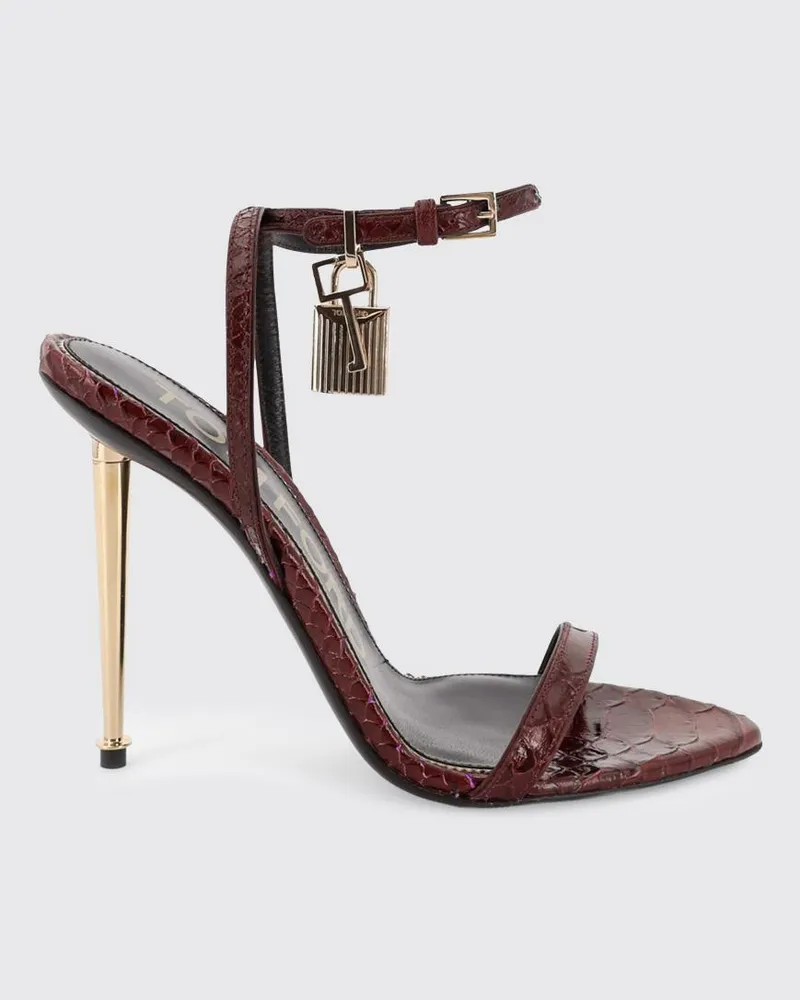 Tom Ford Flache sandalen damen Rot