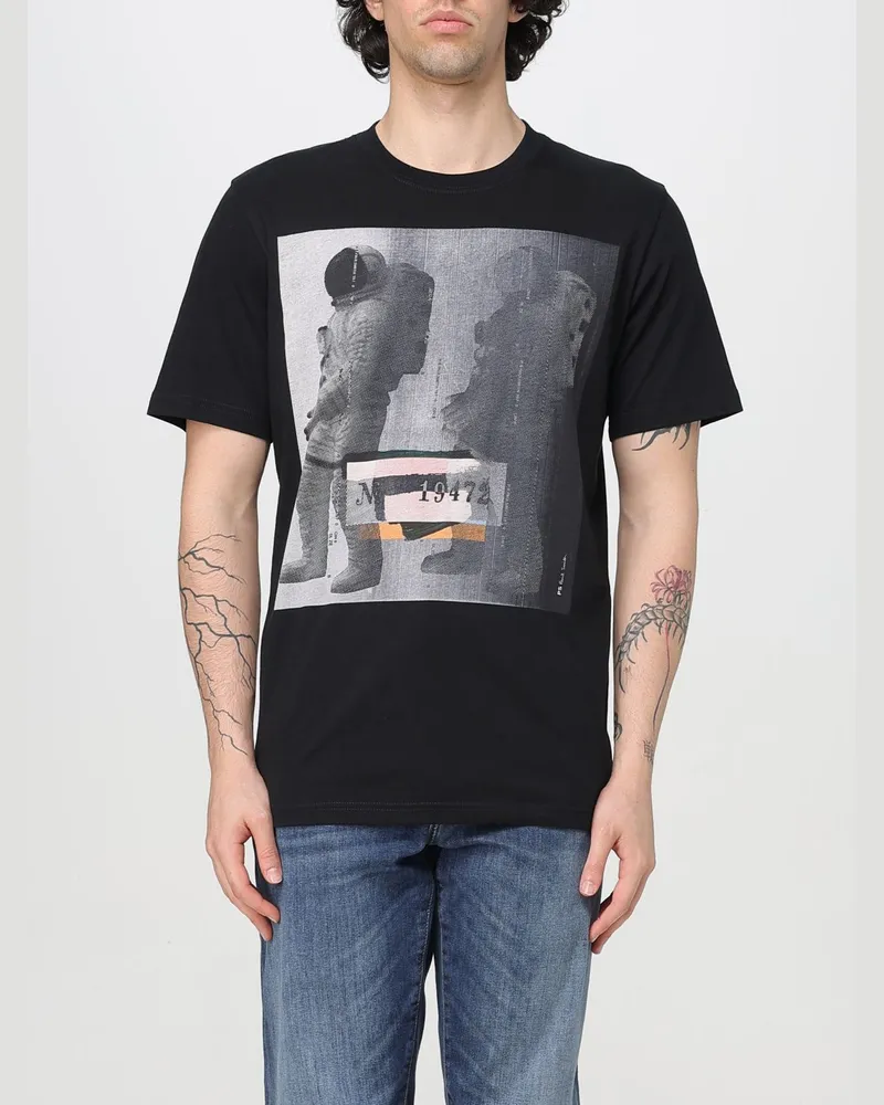 Paul Smith T-shirt herren Schwarz