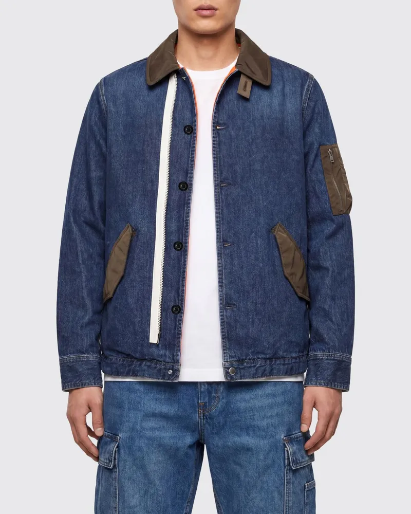 Sacai Jeansjacke Blau