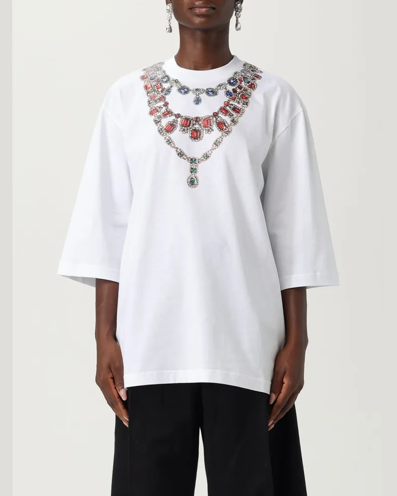 Moschino T-shirt damen Weiß
