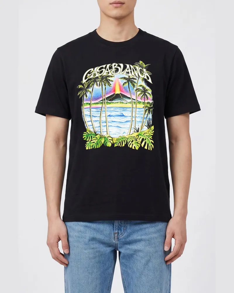 Casablanca Paris T-shirt herren Schwarz