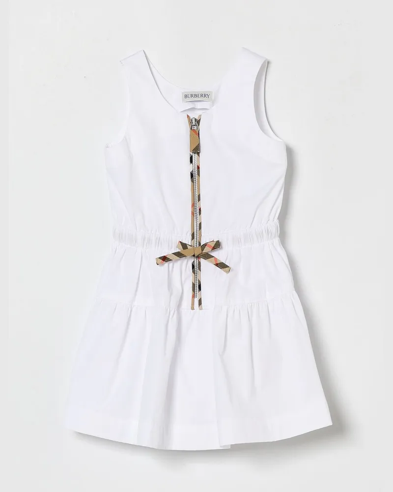 Burberry Baumwollkleid Weiß