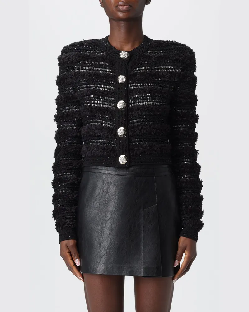 Balmain Strickjacke damen Schwarz