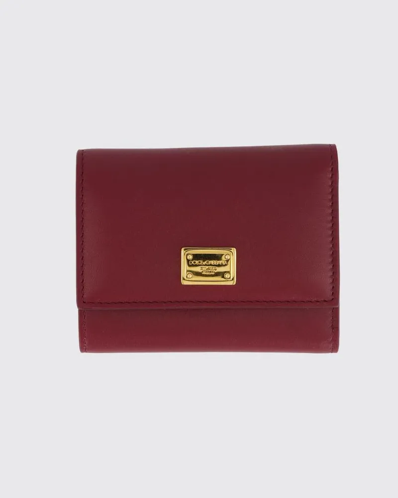Dolce & Gabbana Geldbörse damen Dolce & Gabbana Burgunderrot
