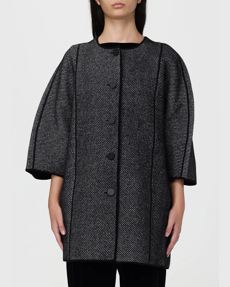 Emporio Armani Mantel damen Schwarz