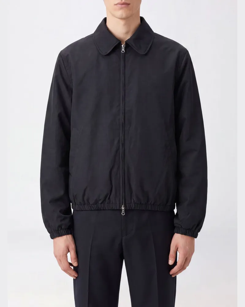 Our Legacy Winddichte Hemdjacke aus Polyester mit Reißverschluss Schwarz