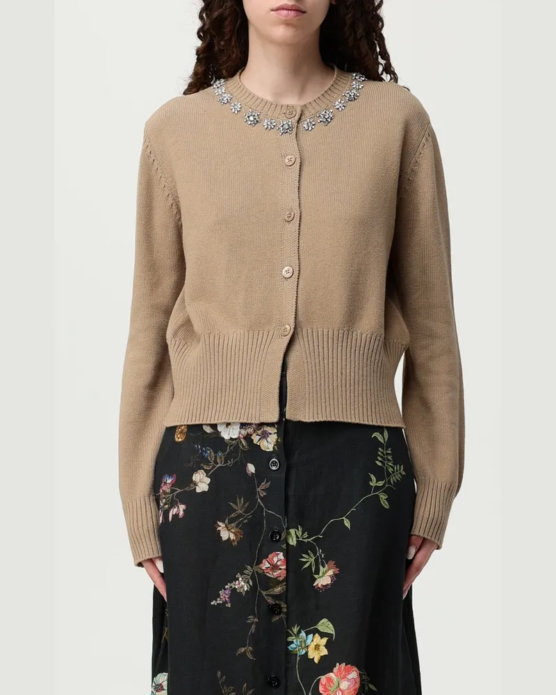 Semicouture Strickjacke damen Beige