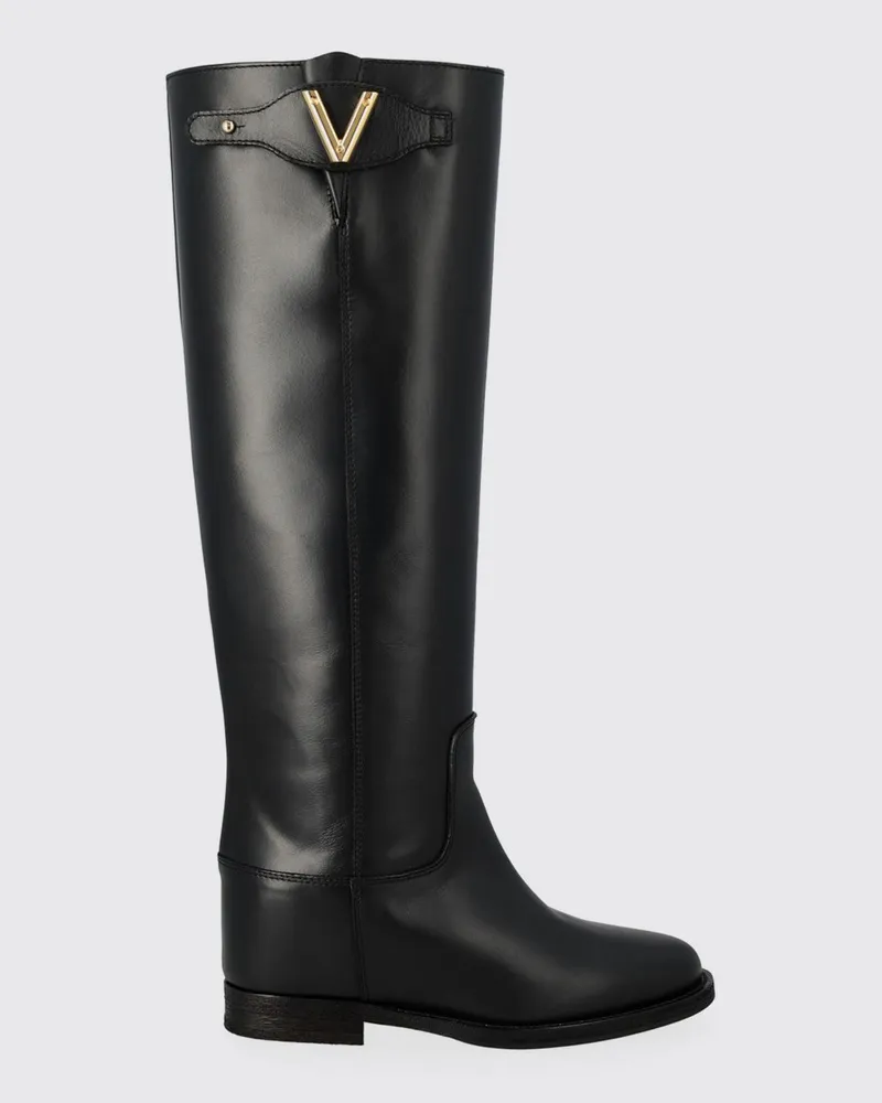 Via Roma 15 Stiefel damen Schwarz