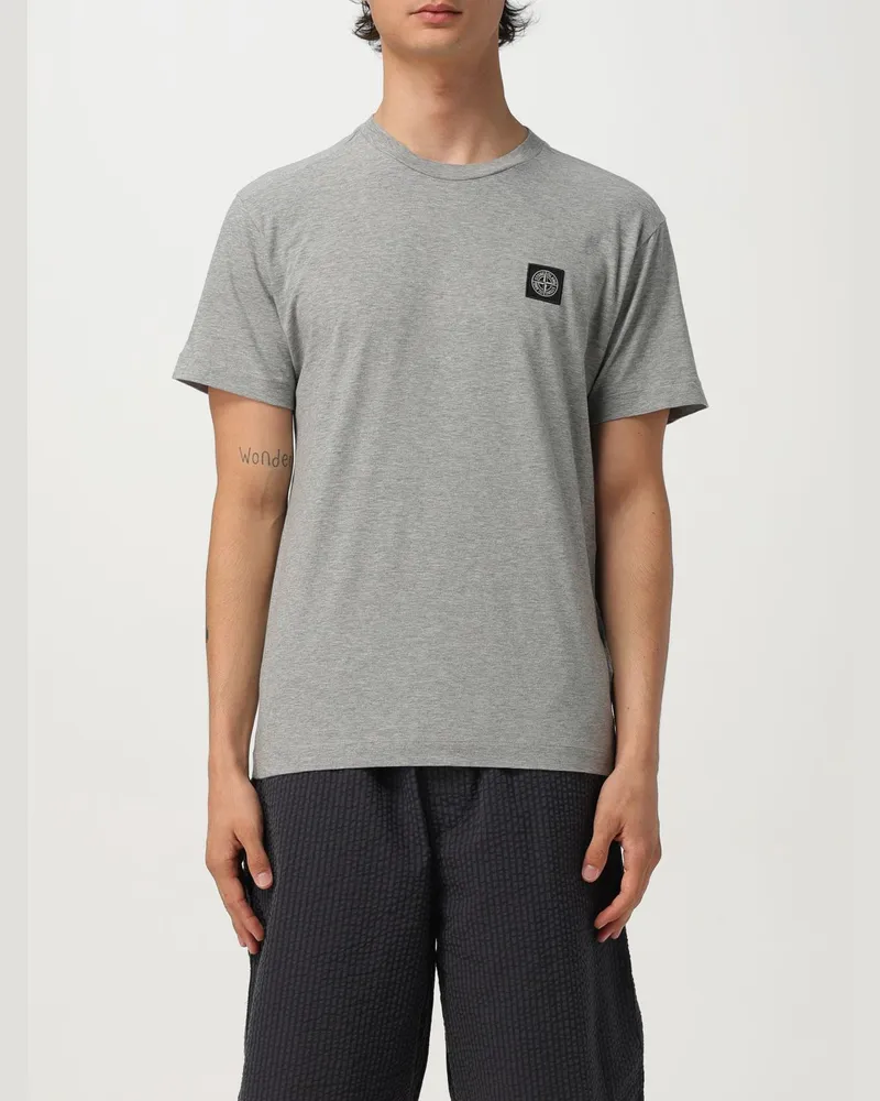 Stone Island T-shirt herren Grau