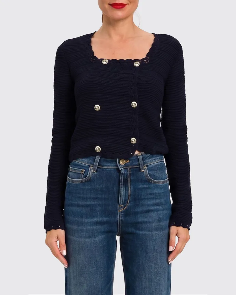 Twin-Set Viskosejacke Blau