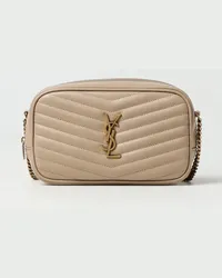 Saint Laurent Schultertasche Beige