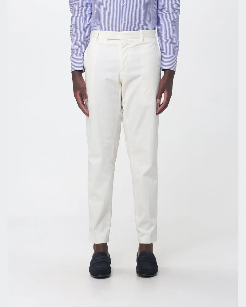PT TORINO Stretch-Baumwoll-Chino-Hose Weiß