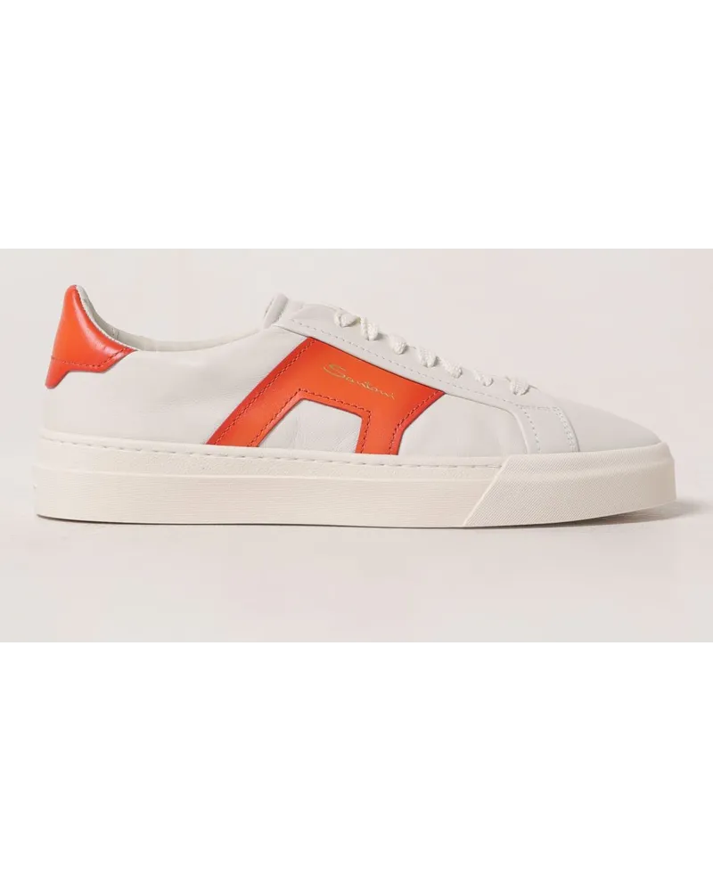 Santoni Sneakers herren Weiss